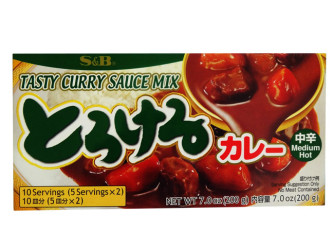 SAUCE CURRY MIX "S&B" 200G SAUCE CURRY MIX
