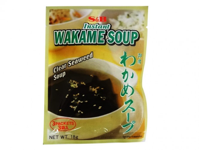 PREPARATION SOUPE WAKAME 