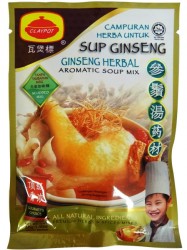 PREPARATION POUR SOUPE A BASE DE GINSENG ET PLANTES 