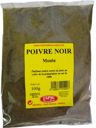 POIVRE NOIR MOULU 