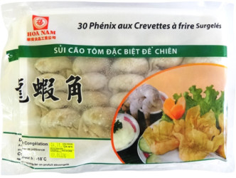 RAVIOLIS FRITS AUX CREVETTES 