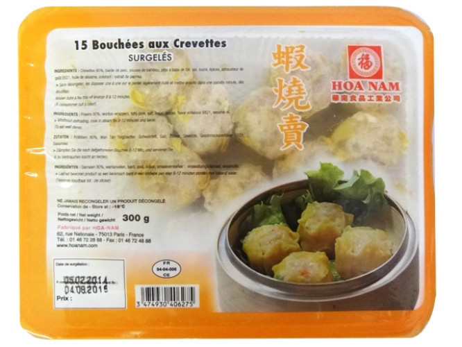 BOUCHEES AUX CREVETTES 