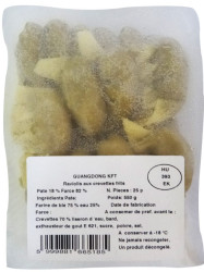 RAVIOLIS AUX CREVETTES FRITS 