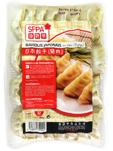 RAVIOLIS JAPONAIS AU PORC 