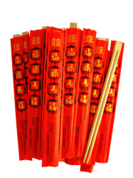 BAGUETTES BAMBOUS ROUGE JET A TABLE 100P
